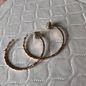 Rose Gold Lois Hill Hoops